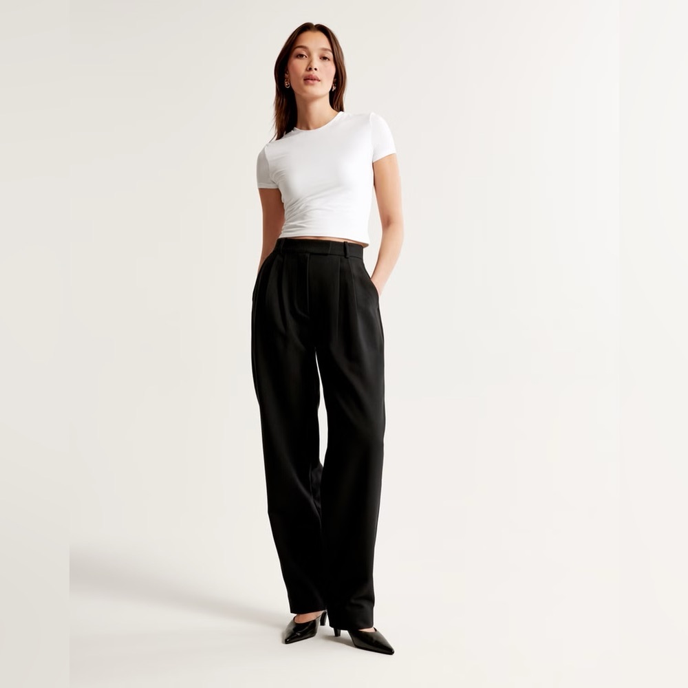 Abercrombie & Fitch Sloane Tailored Pant High-Rise